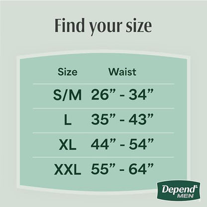 Fresh Protection Adult Diapers for Men (26 Count)