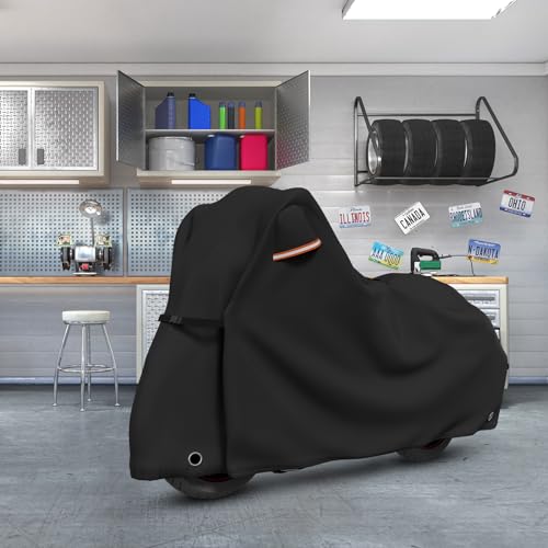 Motorcycle Covers with Side Box Waterproof Outdoor for Harley Davidson Touring Models Road King