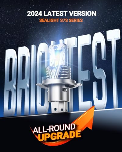 H4 Bulb 120000LM 900% Super Brighter For Uber (2 Count)