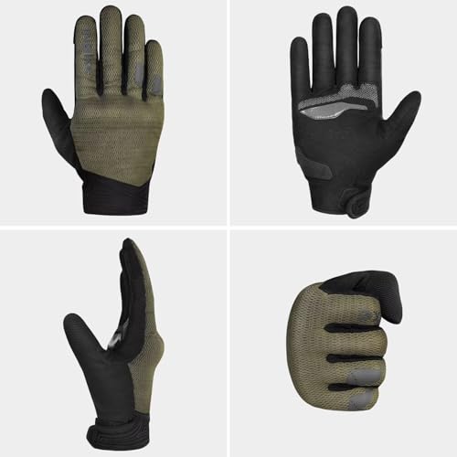 Breathable Mesh Motorcycle Gloves for Men