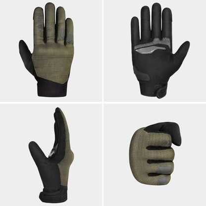 Breathable Mesh Motorcycle Gloves for Men