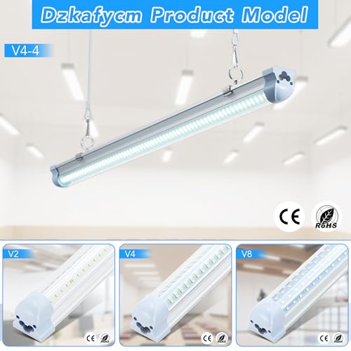 4FT LED Shop Light T8 60W 9600LM 6000K (4 Count)