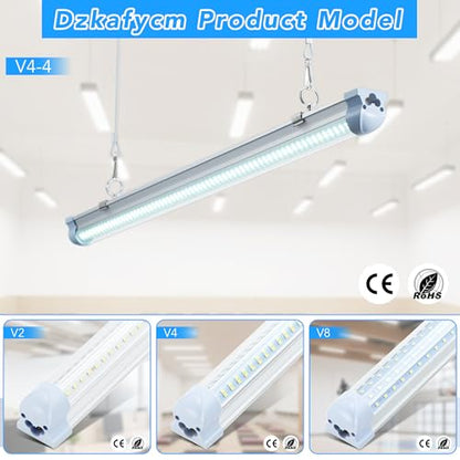 4FT LED Shop Light T8 60W 9600LM 6000K (4 Count)