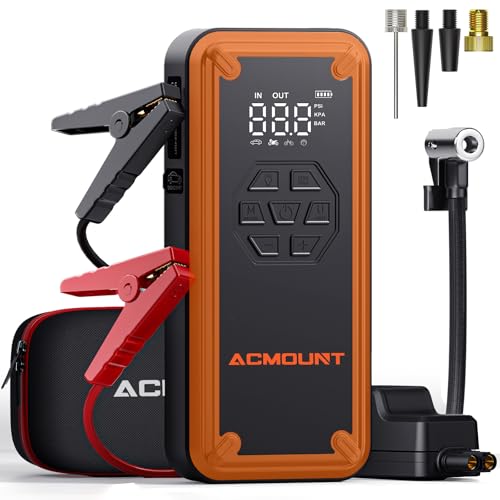 W160 5000A Jump Starter with Air Compressor 150PSI