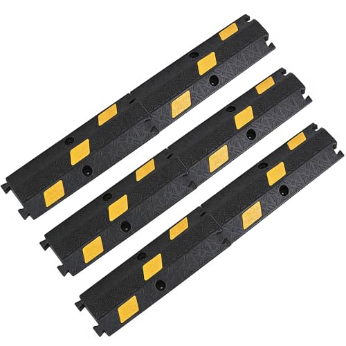6 Pack 17" Cable Protector Cover Ramps