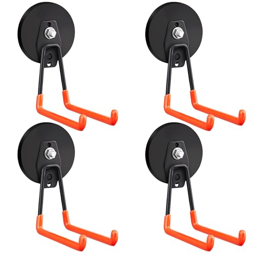 4PCS Large Strong Magnetic Hooks For Hanging Heavy Duty (4 Count)