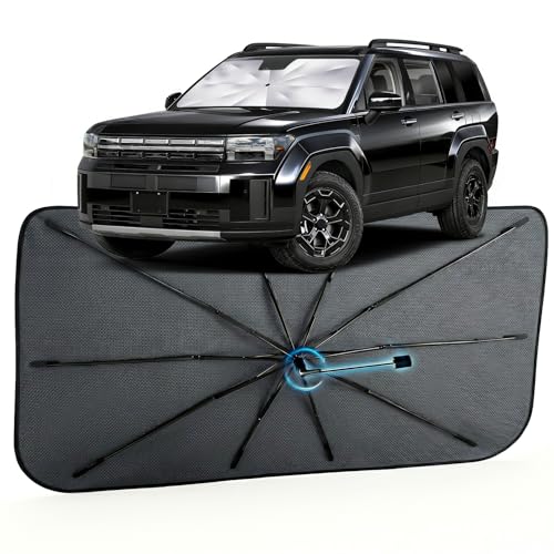 Car Windshield Sun Shade Umbrella for Hyundai Santa Fe 2019