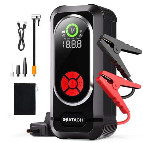 8000A Jump Starter with Air Compressor
