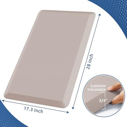 Kitchen Mat Cushioned Anti Fatigue Kitchen Rug 0.8inch Waterproof Non Slip Kitchen Rugs and Mats Standing Desk Mat Comfort Floor Mats for Kitchen Sink Office