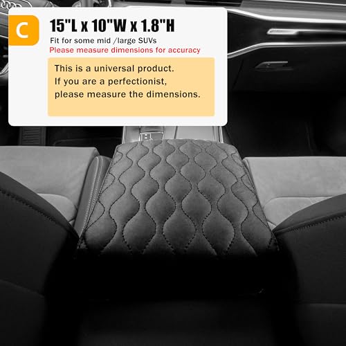 Car Center Console Armrest Cover PU Leather