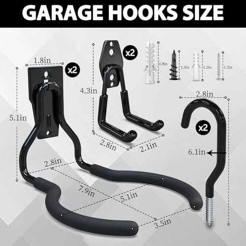 Oversized Garden Power Tool Hanger 2 Pack (2 Count)