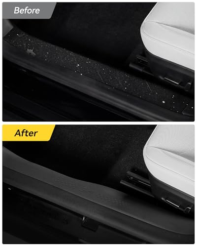 Full Set Door Sill Protector for Tesla Model 3 Hignland 2024 2025 2026 (5 Count)