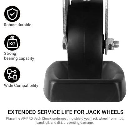 Jack Wheel Chock Stabilizer