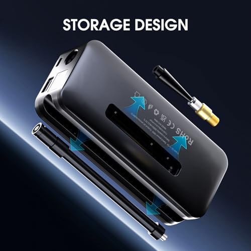 Cordless Tire Inflator Portable Air Compressor