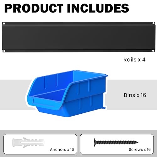 Wall Mounted Storage Bins