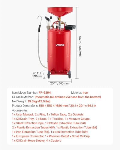 21 Gallon Waste Oil Drain Tank