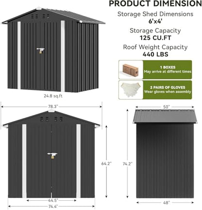Shed Outdoor Storage Shed Metal