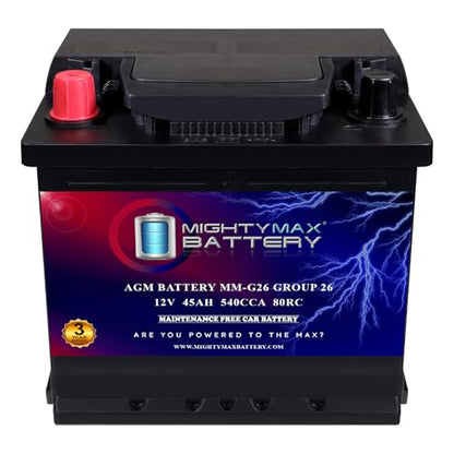 MM G26 BCI Group 26 12V 45AH