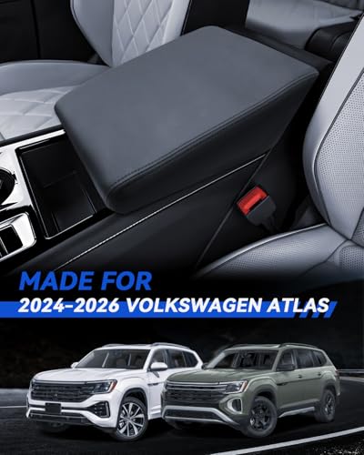 Armrest Cover for 2024 2025 2026 Volkswagen Atlas SE