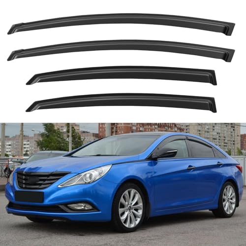 Window Visors Rain Guards for 2011 2012 2013 2014 Hyundai Sonata