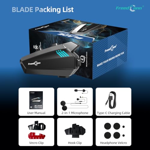 Blade Motorcycle Bluetooth Headset