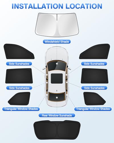 Windshield Sun Shade for 2022 (8 Count)