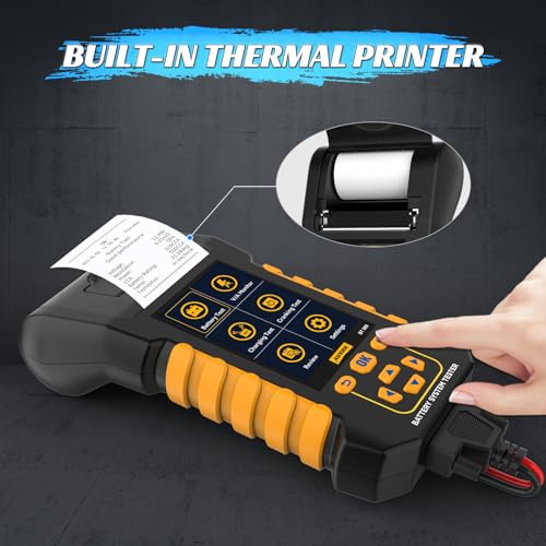 Car Battery Tester with Printer 12V 24V Load