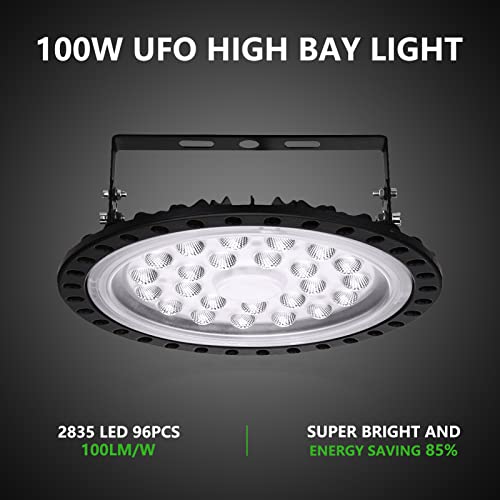 10 Pack 100W UFO LED High Bay Light (10 Count)