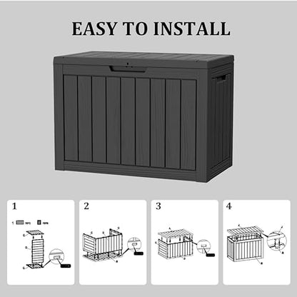 45 Gallon Outdoor Storage Box Waterproof