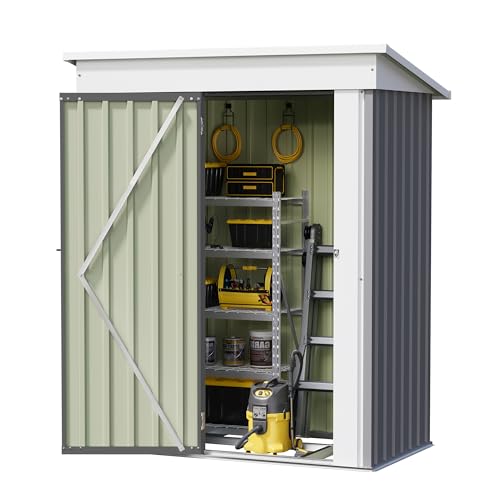 5x3 FT Outdoor Storage Shed with Floor Frame