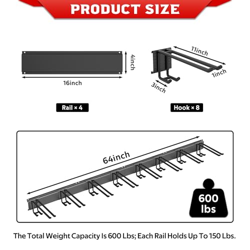 Ski Rack Wall Mounted Ski Storage Rack