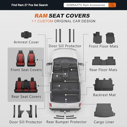 Custom Fit Seat Covers for Dodge RAM 1500 2019