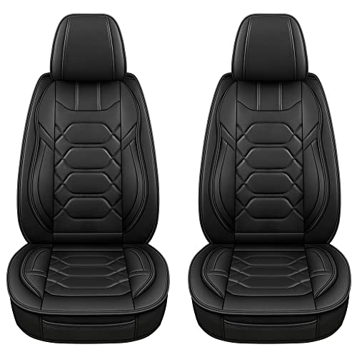 Leather Car Seat Covers Front Pair (2 Count)