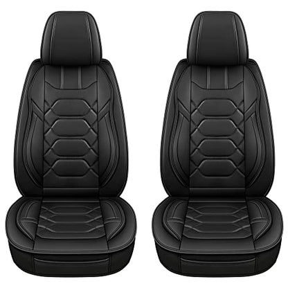 Leather Car Seat Covers Front Pair (2 Count)