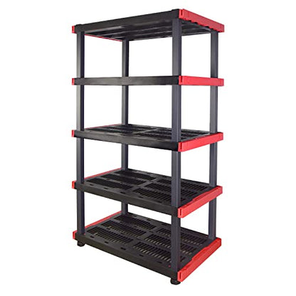 Craftsman 5 Tier Heavy Duty Plastic Storage Shelves