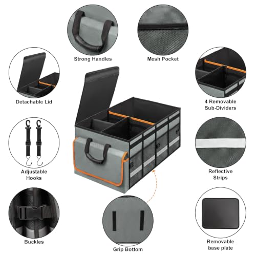 Car Trunk Organizer and Storage for Car
