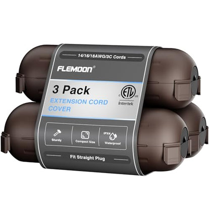 Outdoor Extension Cord Cover (3 Count)