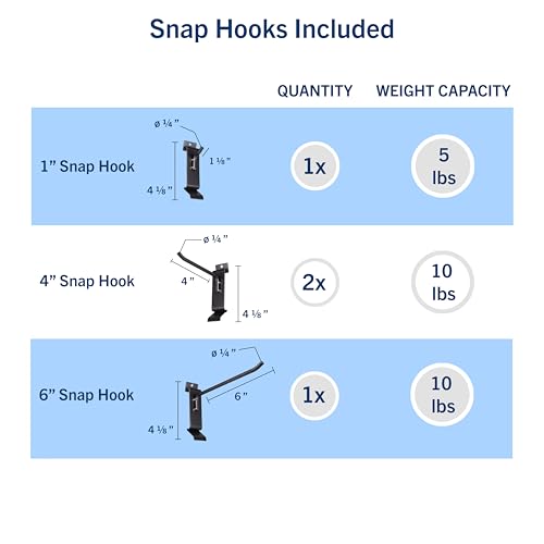 Slatwall Hooks (8 Count)
