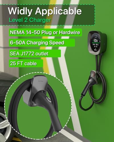 Level 2 EV Charger 50 Amps