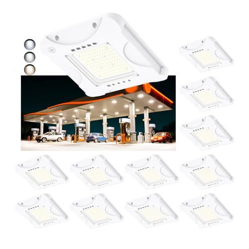 12Pack 150W LED Canopy Light Wattage Selectable 150