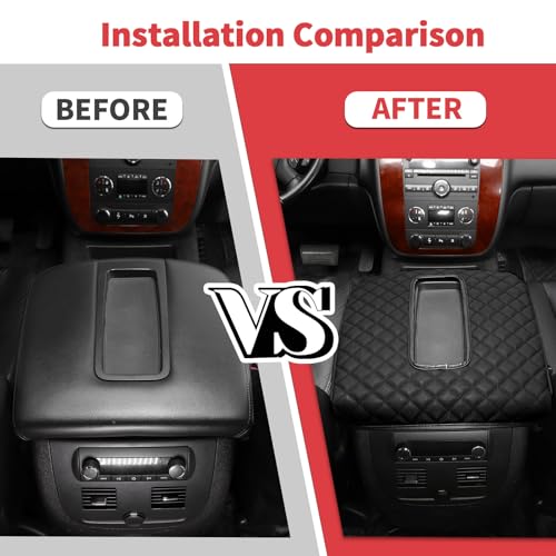 Car Center Console Cover Pad Fit for Chevy Silverado