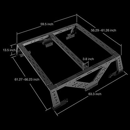 Plate Style Overland Bed Rack for Full