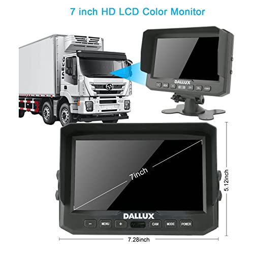 7" 1080P AHD Wired Reverse Rear View Backup Camera System