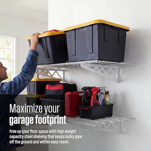 Steel Garage Wall Shelves 2 (2 Count)