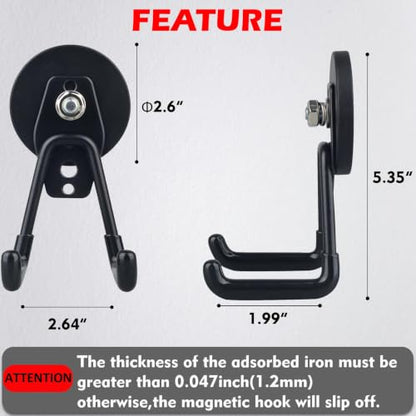 Powerful Magnetic Hooks (4 Count)
