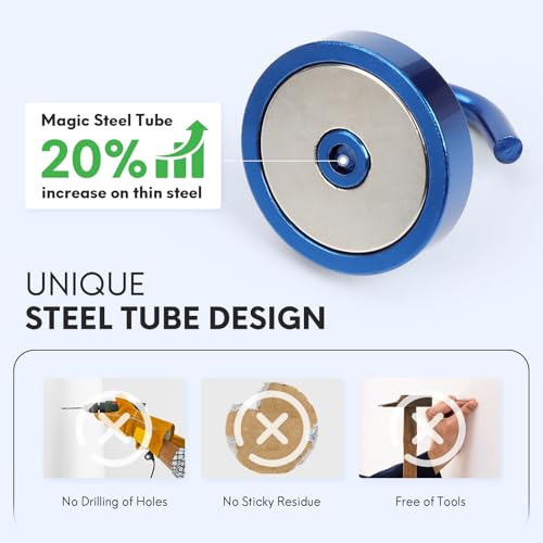 Magnetic Hooks Steel Tube Design for Cruise (10 Count)