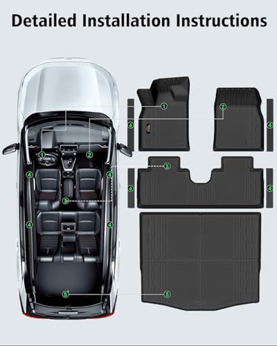 Floor Mats & Cargo Liner Custom Fit for Ford Mustang Mach E 2021