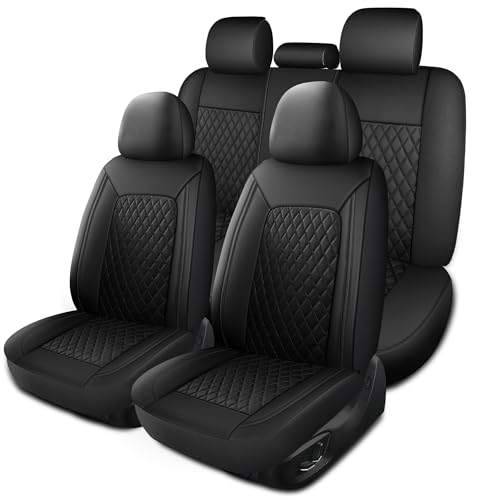 Faux Leather Full Set Car Seat Covers