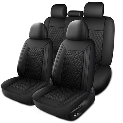Faux Leather Full Set Car Seat Covers