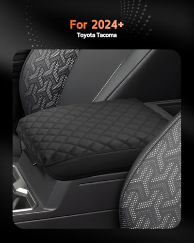 for 2024 2025 2026 Toyota Tacoma Center Console Cover Armrest Box Cover for Tacoma